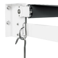 Tenda da Sole Retrattile Antracite 3x2,5 m Tessuto e Alluminio 3154436