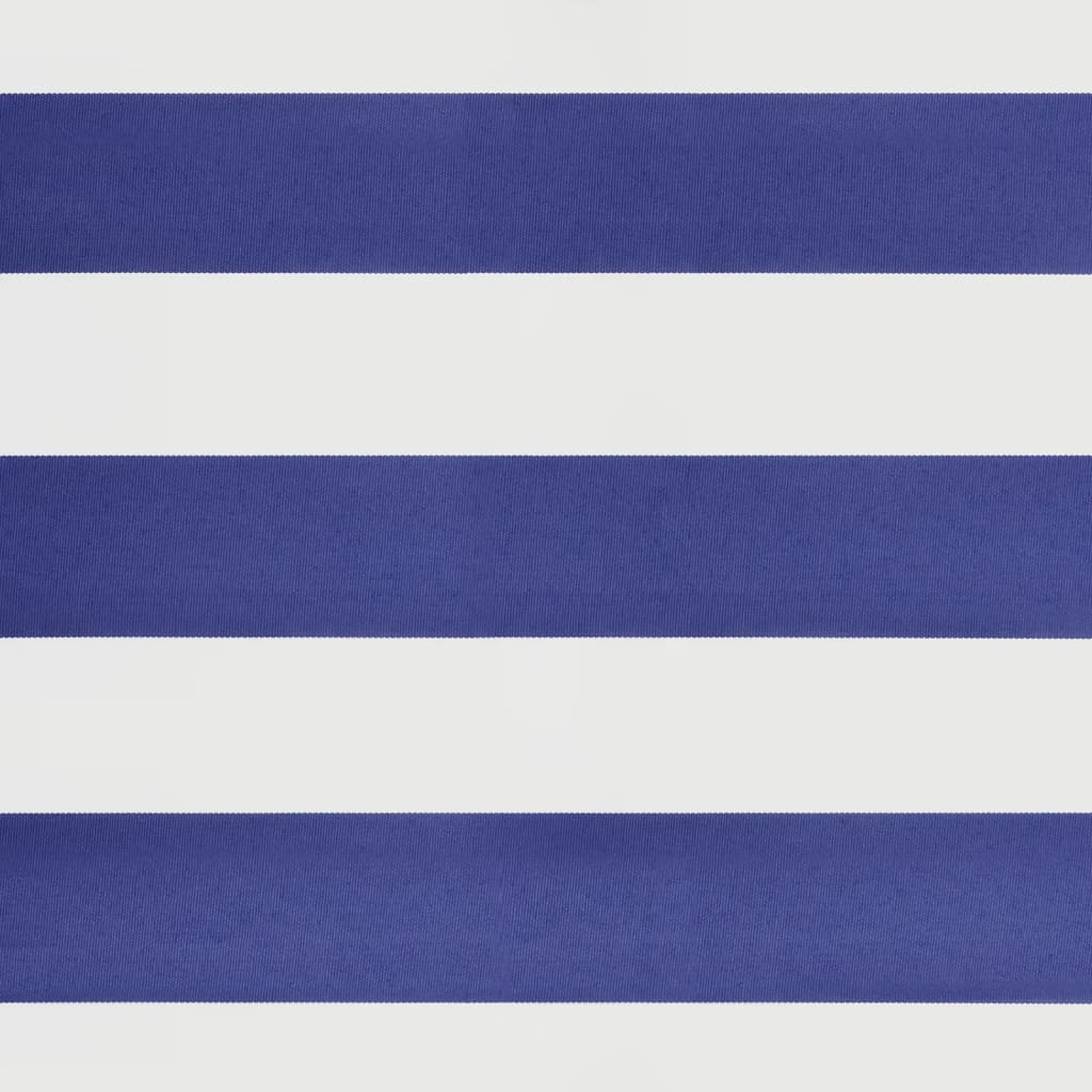 Tenda da Sole Retrattile Blu e Bianca 5x3 m Tessuto e Alluminio 3154450