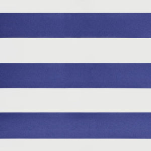 Tenda da Sole Retrattile Blu e Bianca 5x3 m Tessuto e Alluminio 3154450