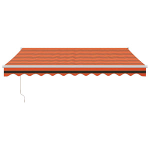 Tenda Sole Automatica Retrattile Arancione e Marrone 3,5x2,5 m 3154492