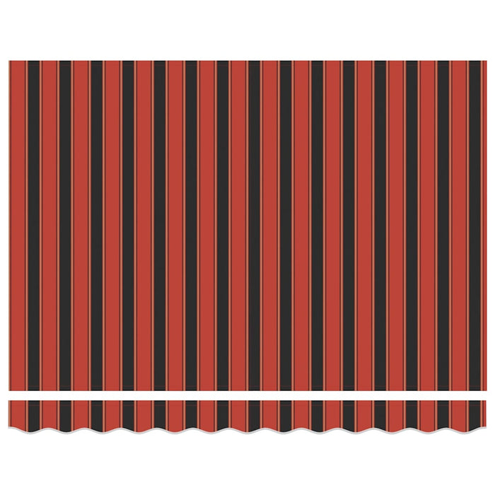 Tenda Sole Automatica Retrattile Arancione e Marrone 3,5x2,5 m 3154517