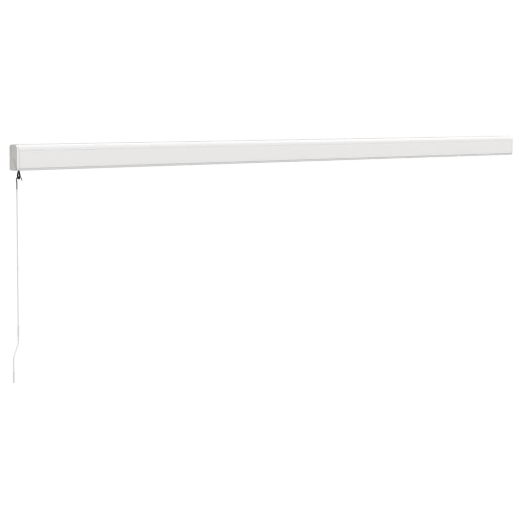 Tenda da Sole Retrattile Blu e Bianca 5x3 m Tessuto e Alluminio 3154525