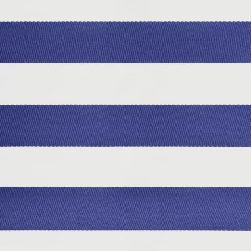 Tenda da Sole Retrattile Blu e Bianca 5x3 m Tessuto e Alluminio 3154525