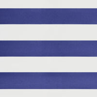 Tenda da Sole Retrattile Blu e Bianca 5x3 m Tessuto e Alluminio 3154525