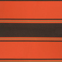 Tenda Retrattile Arancione Marrone 3,5x2,5m Tessuto e Alluminio 3154542
