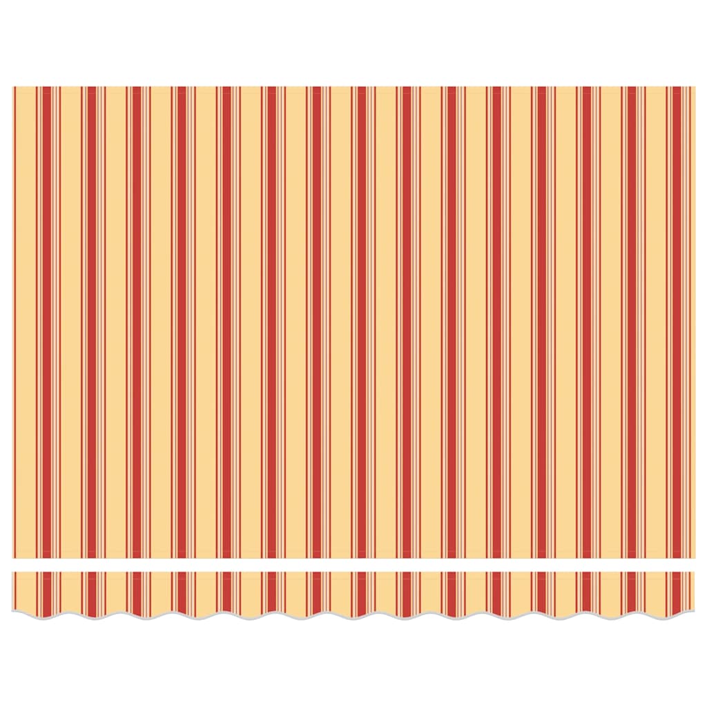 Tenda Retrattile Gialla e Bianca 3x2,5 m in Tessuto e Alluminio 3154556