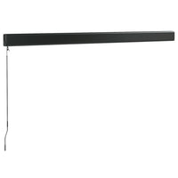 Tenda Retrattile Arancione e Marrone 3x2,5m Tessuto e Alluminio 3154566