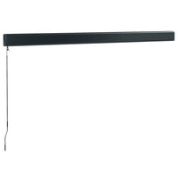 Tenda Retrattile Arancione Marrone 3,5x2,5m Tessuto e Alluminio 3154567