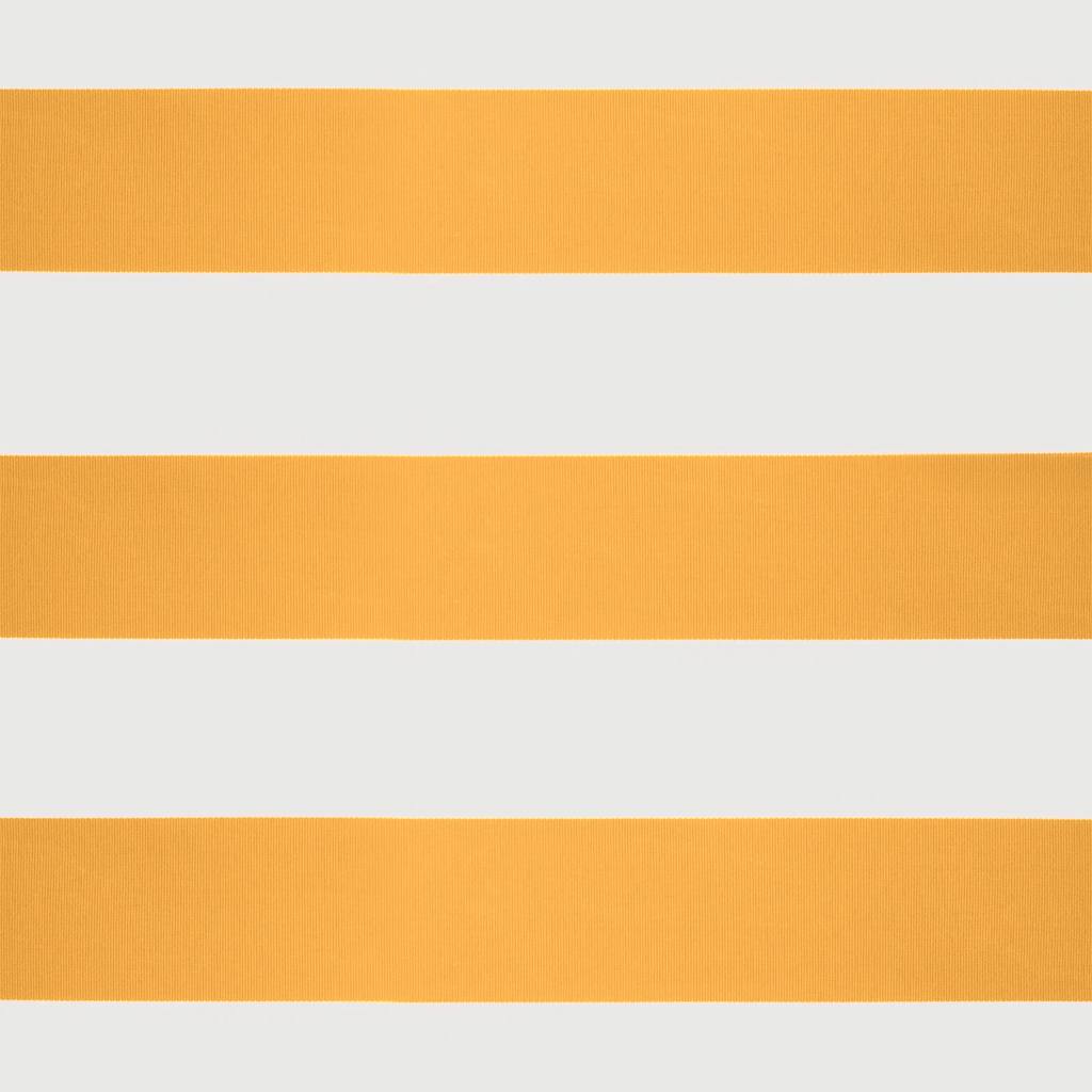 Tenda Sole Retrattile Gialla e Bianca 4x3 m Tessuto e Alluminio 3154583