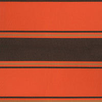 Tenda Retrattile Arancione Marrone 3,5x2,5m Tessuto e Alluminio 3154592
