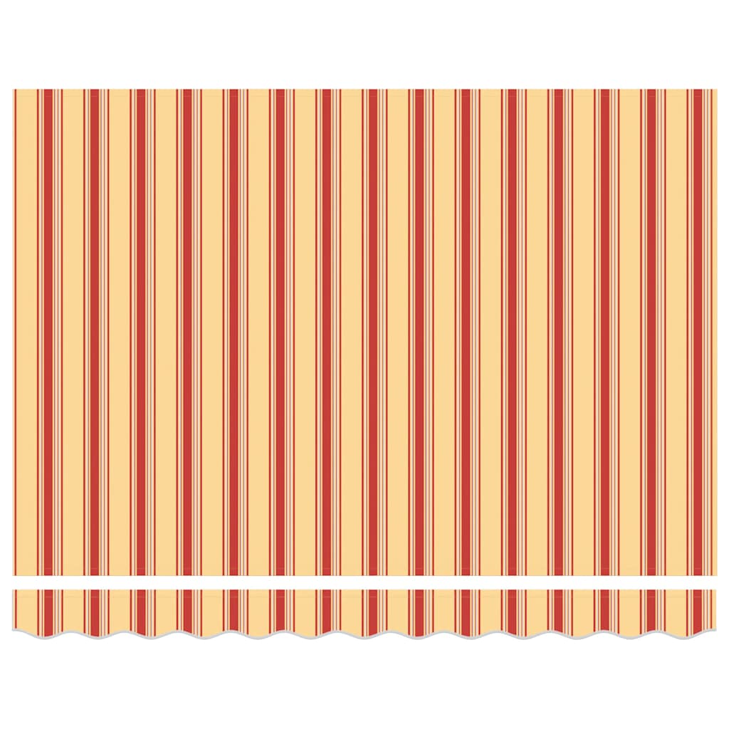 Tenda Retrattile Gialla e Bianca 3x2,5 m in Tessuto e Alluminio 3154606