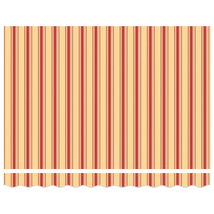 Tenda Retrattile Gialla e Bianca 3x2,5 m in Tessuto e Alluminio 3154606