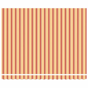 Tenda Retrattile Gialla e Bianca 4,5x3 m in Tessuto e Alluminio 3154609