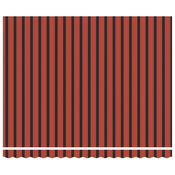 Tenda Sole Retrattile Arancione Marrone 4x3m Tessuto Alluminio 3154618