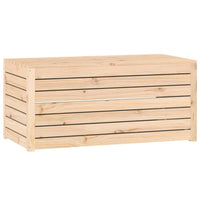 Set Cassette da Giardino 4 pz in Legno Massello di Pino 3154666