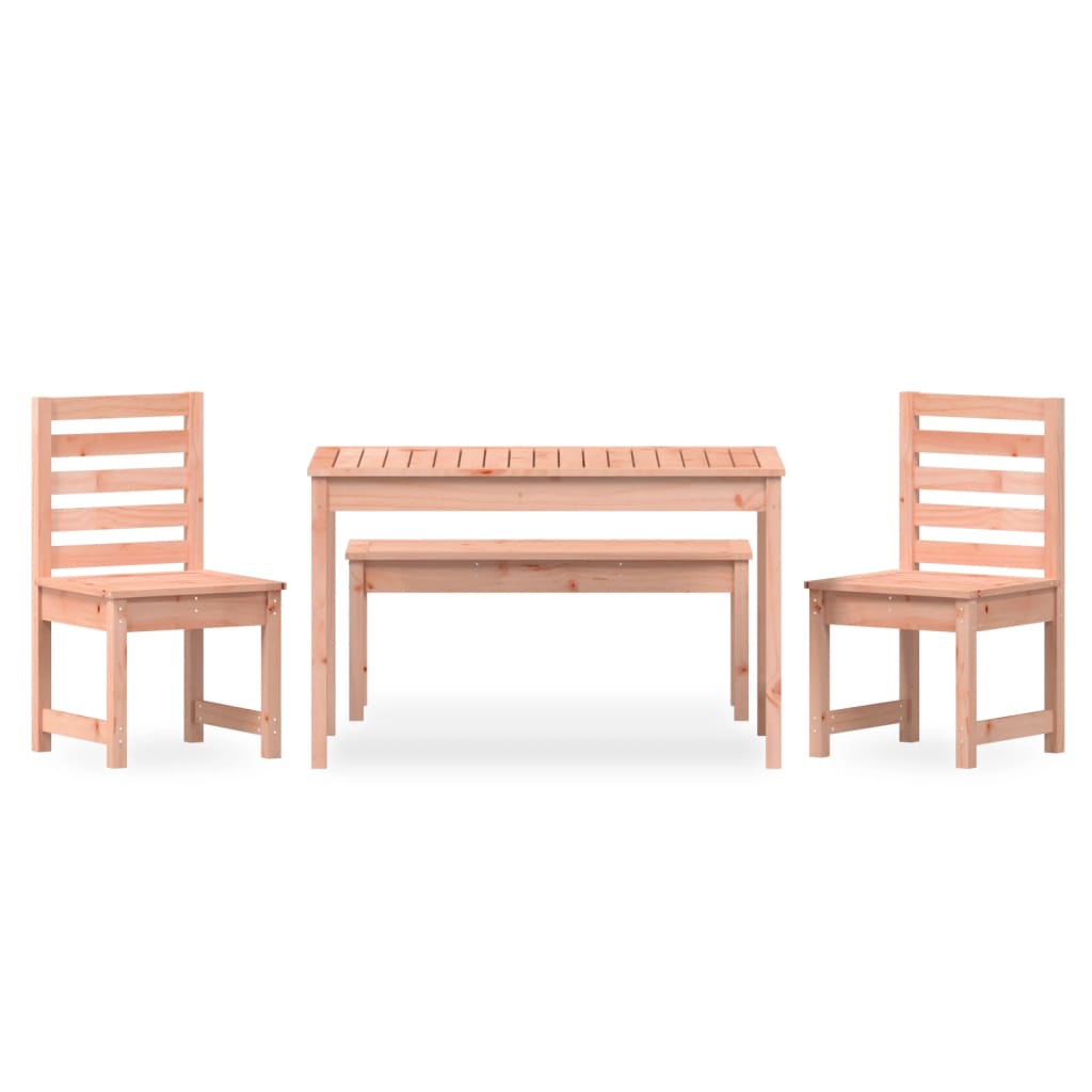Set da Pranzo per Giardino 4 pz in Legno Massello di Douglas 3154706