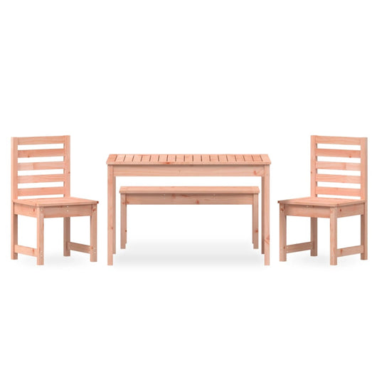 Set da Pranzo per Giardino 4 pz in Legno Massello di Douglas 3154706