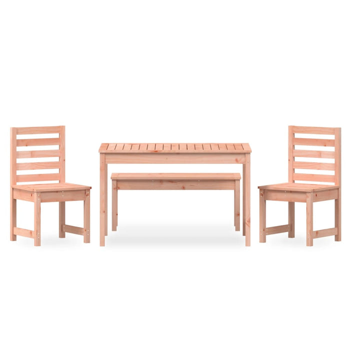 Set da Pranzo per Giardino 4 pz in Legno Massello di Douglas 3154706