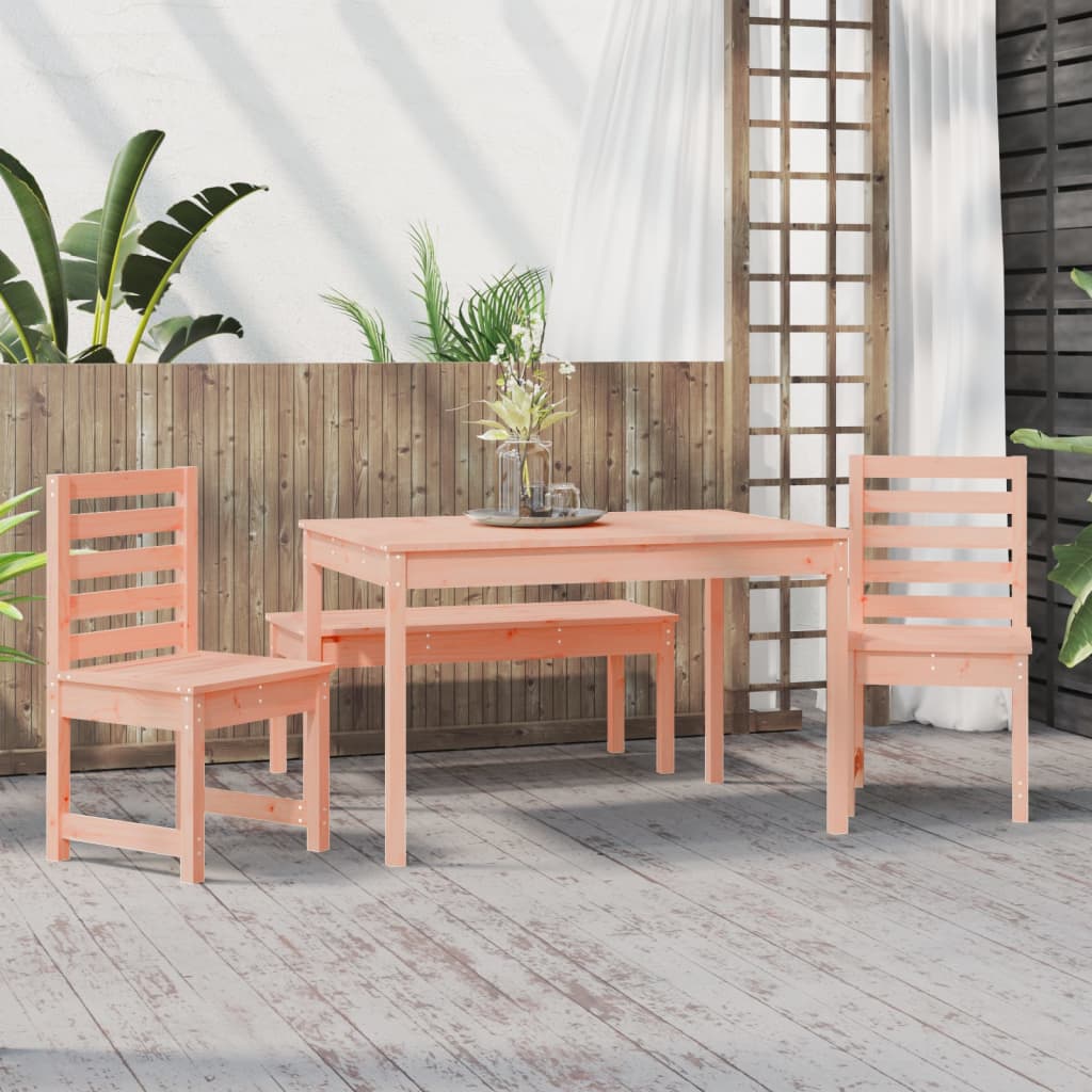 Set da Pranzo per Giardino 4 pz in Legno Massello di Douglas 3154706