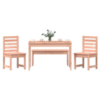 Set da Pranzo per Giardino 4 pz in Legno Massello di Douglas 3154706