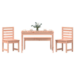 Set da Pranzo per Giardino 4 pz in Legno Massello di Douglas 3154706