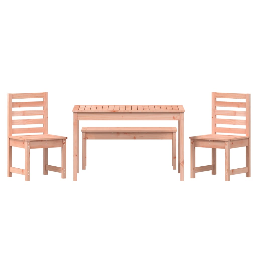 Set da Pranzo per Giardino 4 pz in Legno Massello di Douglas 3154706