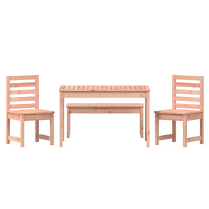 Set da Pranzo per Giardino 4 pz in Legno Massello di Douglas 3154706