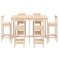 Set Bar da Giardino 7 pz in Legno Massello di Pino 3154760