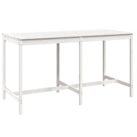 Set Bar da Giardino 9 pz Bianco in Legno Massello di Pino 3154766
