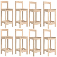 Set Bar da Giardino 9 pz in Legno Massello di Pino 3154770