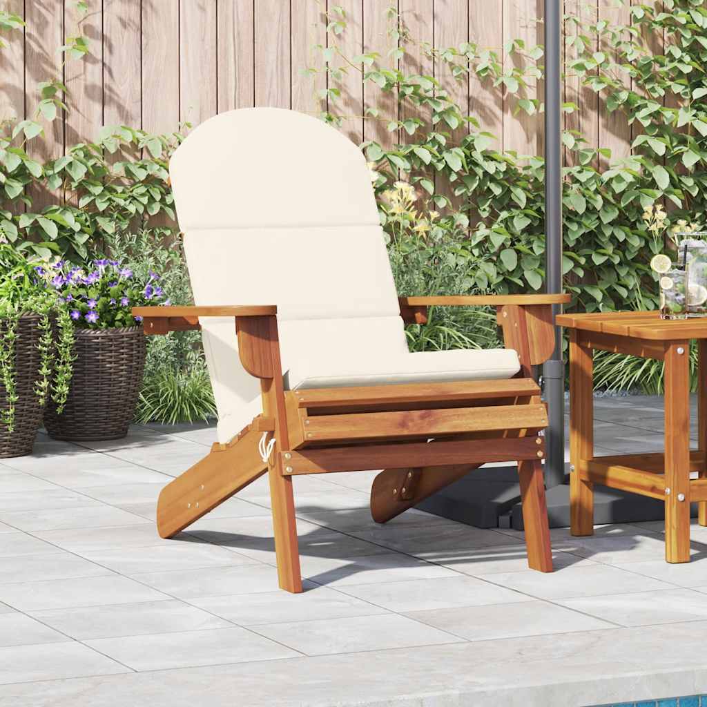 Sedia Adirondack da Giardino con Cuscini Legno Massello Acaciacod mxl 118632