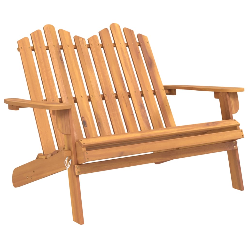 Panchina da Giardino Adirondack 126 cm Legno Massello di Acacia 360038