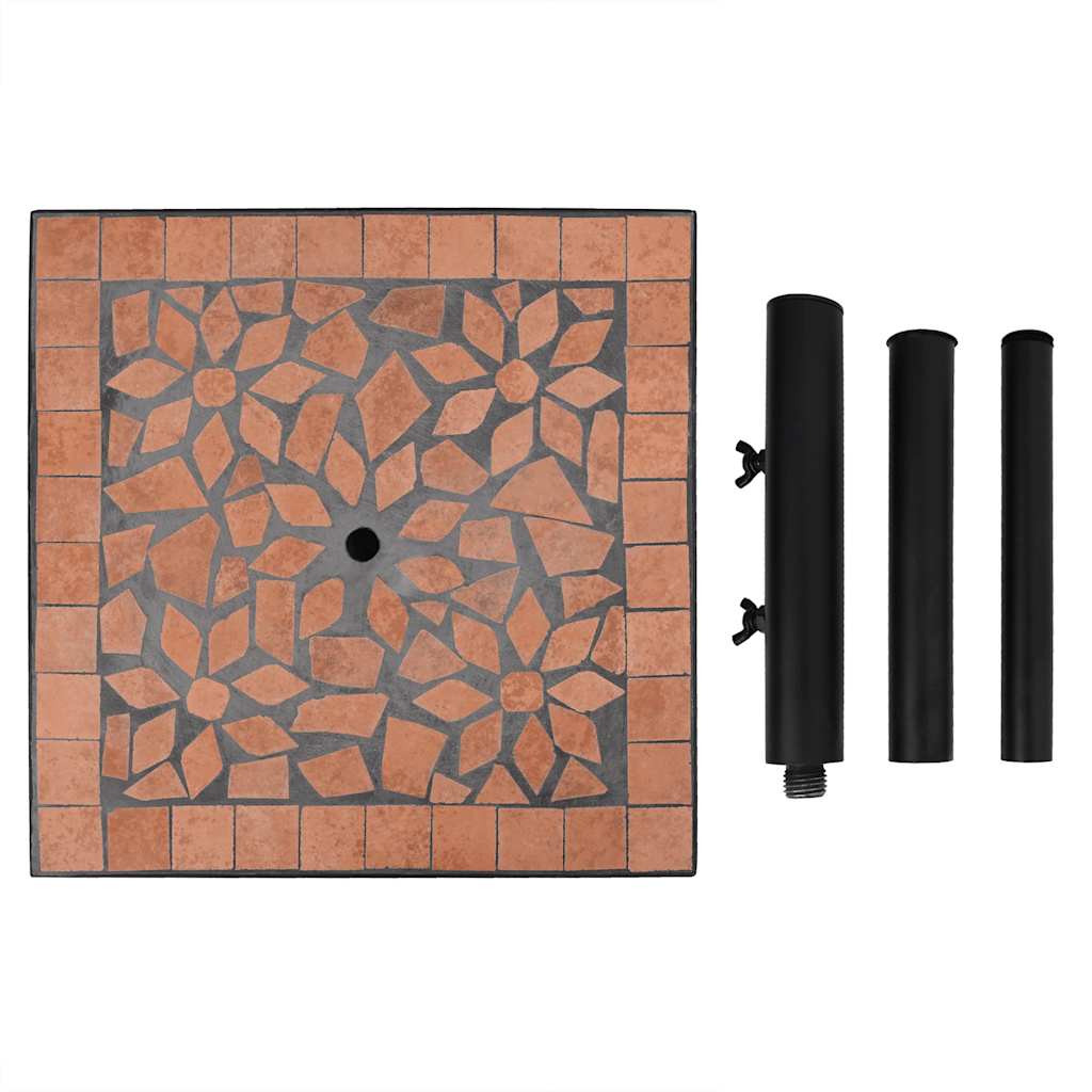 Base per Ombrellone Terracotta Quadrata 12 kg 362220