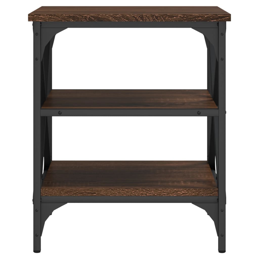 Tavolini 2 pz Rovere Marrone 40x42x50 cm in Legno Multistrato 825781