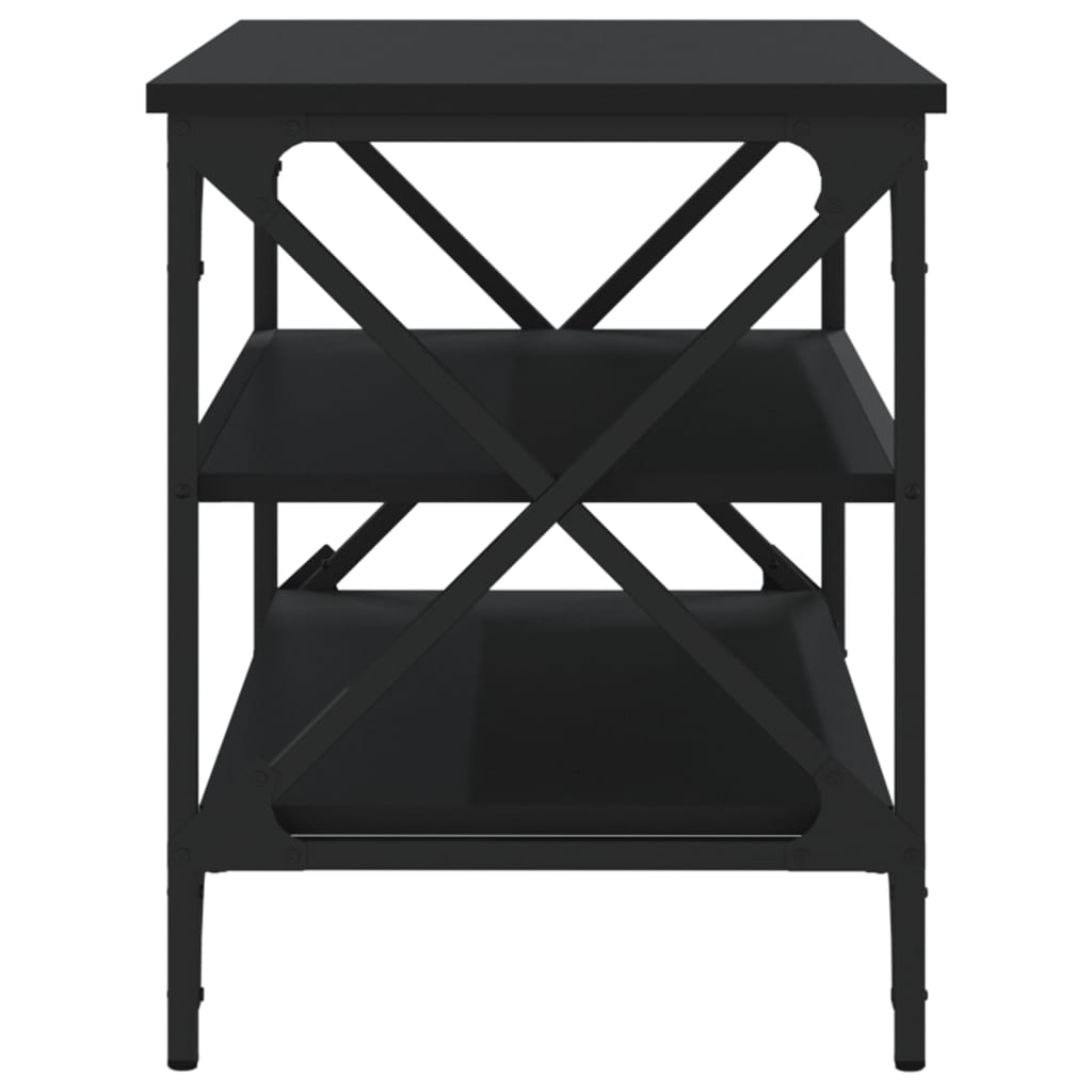 Mobile Porta TV Nero 80x40x50 cm in Legno Multistrato 825787