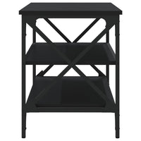 Mobile Porta TV Nero 80x40x50 cm in Legno Multistrato 825787