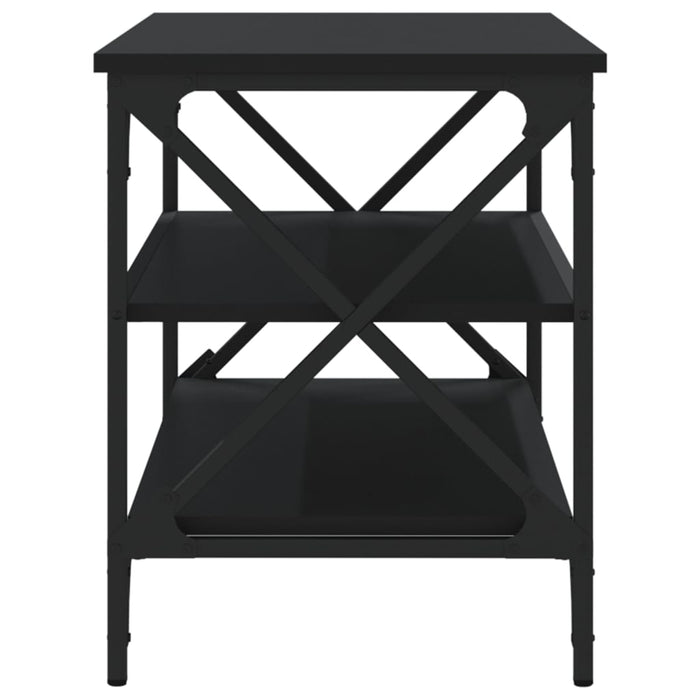 Mobile Porta TV Nero 80x40x50 cm in Legno Multistrato 825787