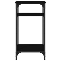 Tavolino Nero 40x30x75 cm in Legno Multistrato 825797