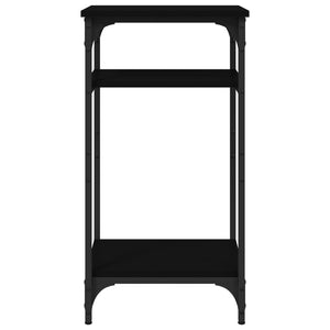 Tavolino Nero 40x30x75 cm in Legno Multistrato 825797
