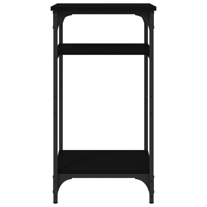 Tavolino Nero 40x30x75 cm in Legno Multistrato 825797