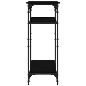 Tavolino Nero 40x30x75 cm in Legno Multistrato 825797