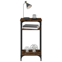 Tavolino Rovere Fumo 40x30x75 cm in Legno Multistrato 825799