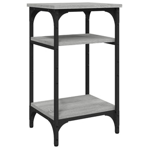 Tavolino Grigio Sonoma 35x30x60 cm in Legno Multistratocod mxl 103238