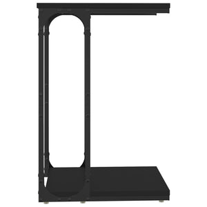 Tavolino Nero 40x30x60 cm in Legno Multistrato 825817