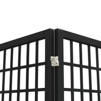 Divisorio Pieghevole 6 Pannelli Stile Giapponese 240x170cm Nero cod mxl 65607