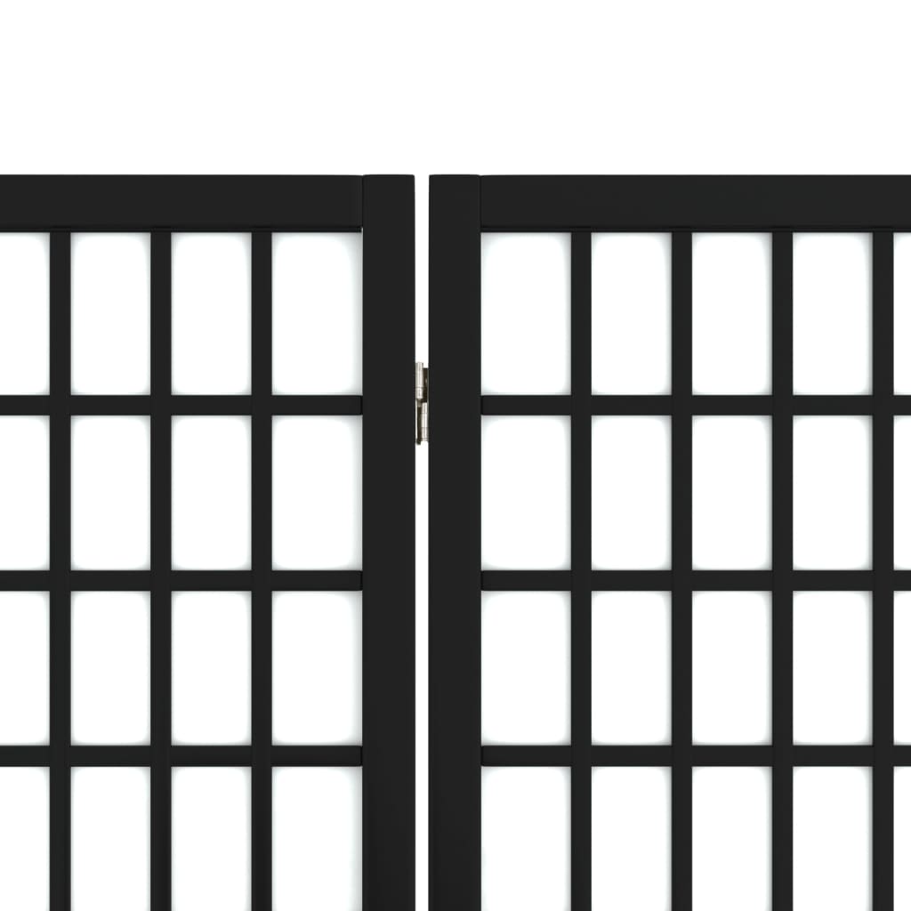 Divisorio Pieghevole 6 Pannelli Stile Giapponese 240x170cm Nero cod mxl 65607