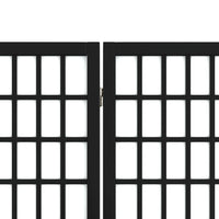 Divisorio Pieghevole 6 Pannelli Stile Giapponese 240x170cm Nero cod mxl 65607