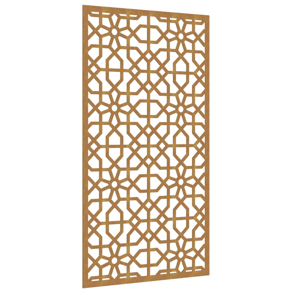 Decorazione Muro da Giardino 105x55 cm Moresco Acciaio Cortencod mxl 82600