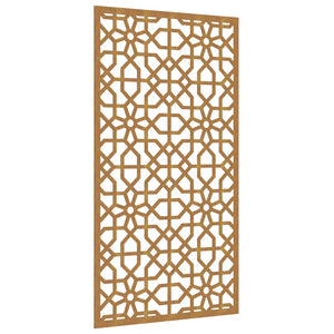 Decorazione Muro da Giardino 105x55 cm Moresco Acciaio Cortencod mxl 82600