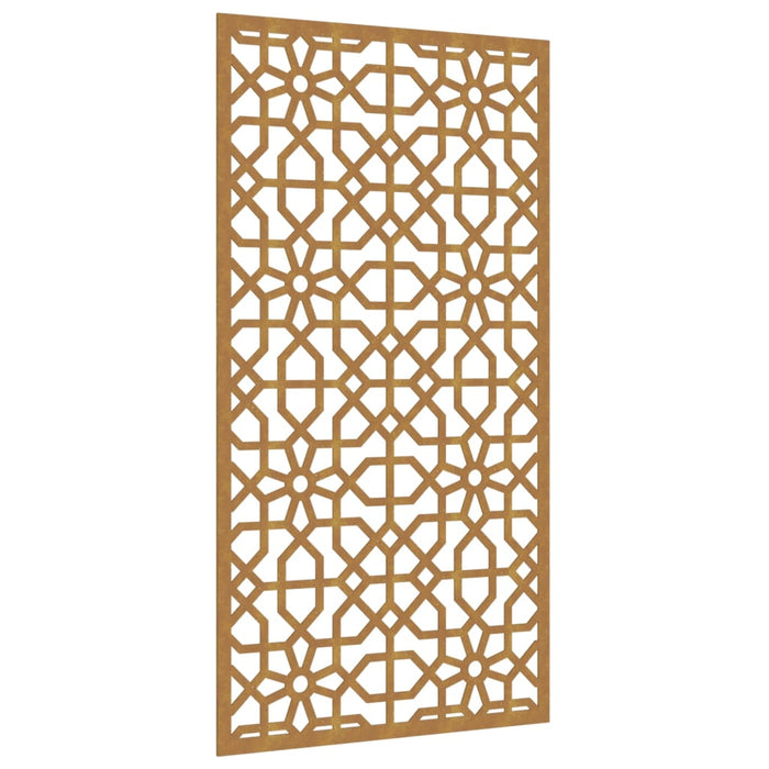 Decorazione Muro da Giardino 105x55 cm Moresco Acciaio Cortencod mxl 82600